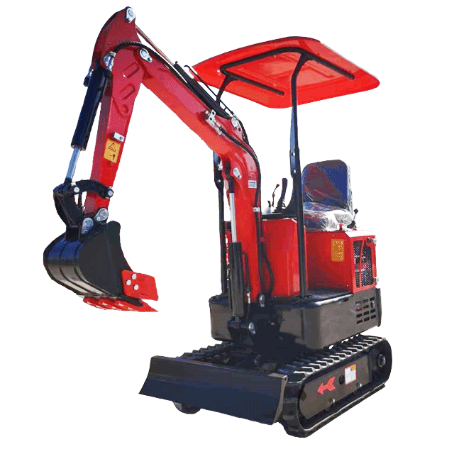 1 Ton Micro Mini Excavator Attachments With Travel Mini Digger